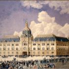 Painting - Museum of Applied Arts on the day of the inauguration ceremony