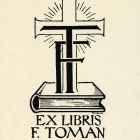 Ex-libris (bookplate) - F(erenc) Toman