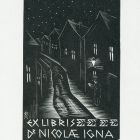 Ex-libris (bookplate) - Dr. Nicolae Igna
