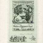 Ex-libris (bookplate) - Walter u. Margarete Vogel
