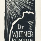 Ex-libris (bookplate) - Book of Dr. Wiltner