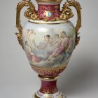 Ornamental vase - depicting the allegory of Peace and Discord (from the furnishing of the Royal Palace of Buda)