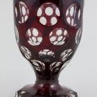 Footed cup - With carved decoration