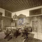 Interior photograph - the study of the Pálffy Castle in Bojnice with 17th century Turkish wall cladding