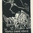 Ex-libris (bookplate) - The book of Dr. Endre Kovács