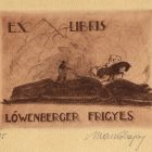 Ex-libris (bookplate) - Frigyes Löwenberger