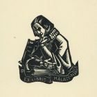 Ex-libris (bookplate) - J. Halasy-Nagy