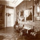 Interior photograph - so called yellow salon in the Palace of wife of Gyula Károlyi (Szentkirályi str. 32.)