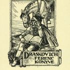 Ex-libris (bookplate) - Book of Ferenc Draskovich