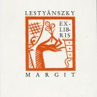 Ex-libris (bookplate) - Margit Lestyánszky