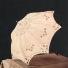 Photograph - painted parasol designed by Gizella Mirkovszkyné Greguss