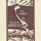 Ex-libris (bookplate) - Berthold Adler