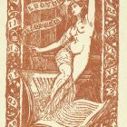 Ex-libris (bookplate) - This book belongs to Kálmán Heimler