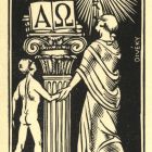 Ex-libris (bookplate) - dr. Jenő Ruhmann