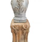Architectural ceramics - column pedestal (from the Bigot-pavilion)