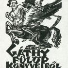 Ex-libris (bookplate) - From the books of Fülöp Gáthy