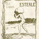 Ex-libris (bookplate) - Esterle