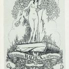 Ex-libris (bookplate) - Let this be your book Marika