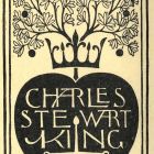 Ex-libris (bookplate) - Charles Stewart King