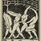 Ex-libris (bookplate) - The book of Alice Biedl