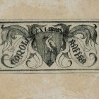 Ex-libris (bookplate) - Caroli Kaffka