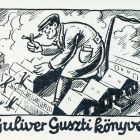 Ex-libris (bookplate) - Book of Guszti Guliver