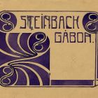 Sketch for an advertisement card - for the carpenter Gábor Steinbach