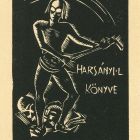 Ex-libris (bookplate) - The book of L Harsányi