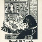 Ex-libris (bookplate) - Caroli III. Kornis e comitibus de Göncz-Ruszka (in arce Szent-Benedek)