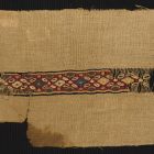 Fabric fragment - Tunic fragment with sleeve (?) band