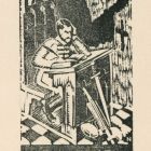 Ex-libris (bookplate) - dr Kolomeus Szentmáry