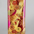 Back of a brush - With chrysanthemums and butterflies