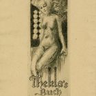 Ex-libris (bookplate) - Tekla's Buch