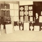 Photograph - Exhibition detail, decorative sculpture at the exhibition of the National Royal Hungarian School of Applied Arts, 1905