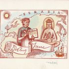 Ex-libris (bookplate) - dr. Imre Klug