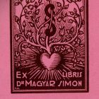 Ex-libris (bookplate) - Dr. Simon Magyar