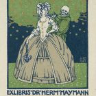 Ex-libris (bookplate) - Dr. Herm. Haymann