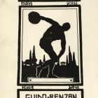 Ex-libris (bookplate) - Guido Benzan