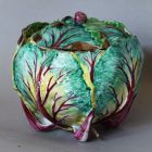 Bowl with lid - Cabbage shaped