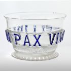 Decorative glass - Ancient roman 'vasa diatreta' (cage cup) imitation