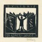 Ex-libris (bookplate) - Dr. János Körösi