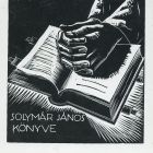 Ex-libris (bookplate) - The book of János Solymár