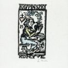 Ex-libris (bookplate) - The book of Krupinszky