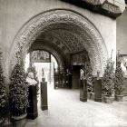 Interior photograph - passage from the entrance hall, Hungarian Pavilion in Venice