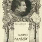 Ex-libris (bookplate) - Gerhard Ramberg