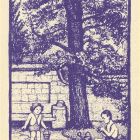 Ex-libris (bookplate) - From the books of Kálmánka and Erzsike Jüngling