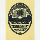 Ex-libris (bookplate) - Book of Karcsi Román