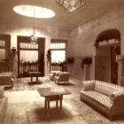Exhibition photograph - salon furniture designed by Toroczkai Wigand, Spring Exhibition of Interior Design 1903, Museum of Applied Arts