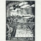 Ex-libris (bookplate) - Jenő Kolozs