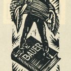 Ex-libris (bookplate) - E (Imre) Bauer